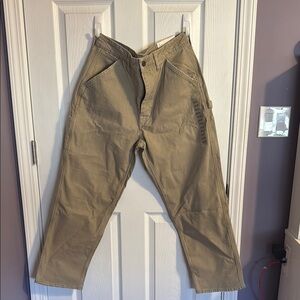 American Eagle Outfitters Tan Relaxed Jeans